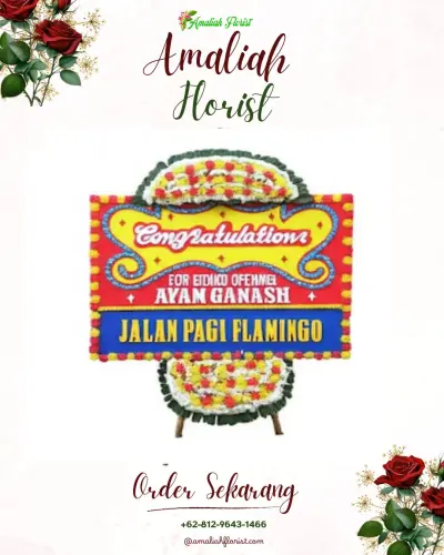 Bunga Papan Congratulation di Malaka Jaya